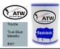 Preview: Toyota, True Blue Metallic, 8W1: 500ml Lackdose, von ATW Autoteile West.